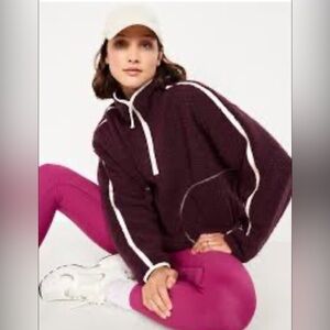 Old Navy Cozy Comfy Loose Sherpa Quarter-Zip Pullover Sweater XXL Tall NWOT